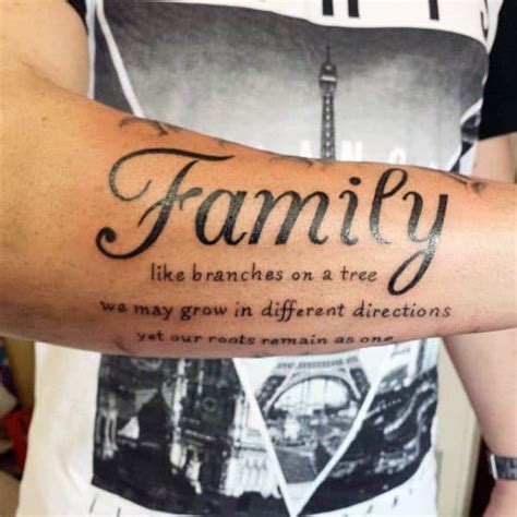 71 Meaningful Family Tattoos for Men